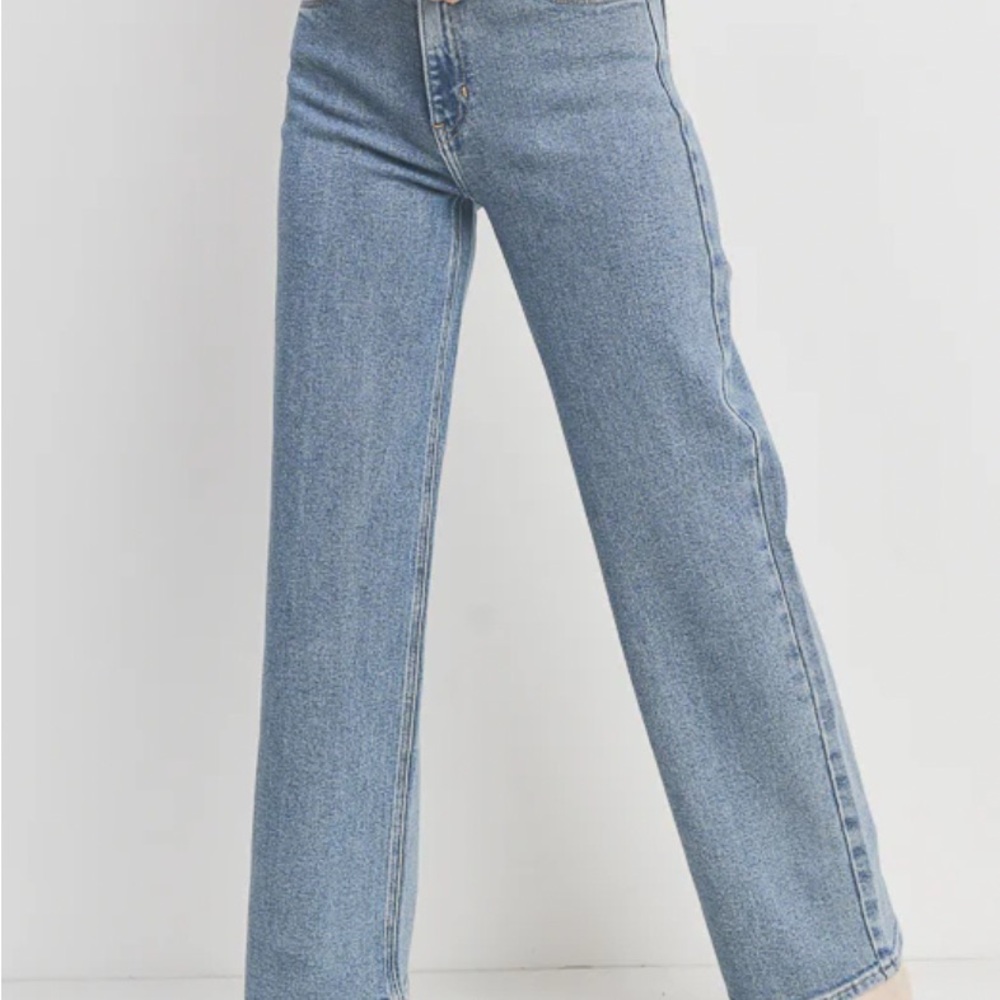 Just Black Denim high rise wide straight leg Women's Jeans